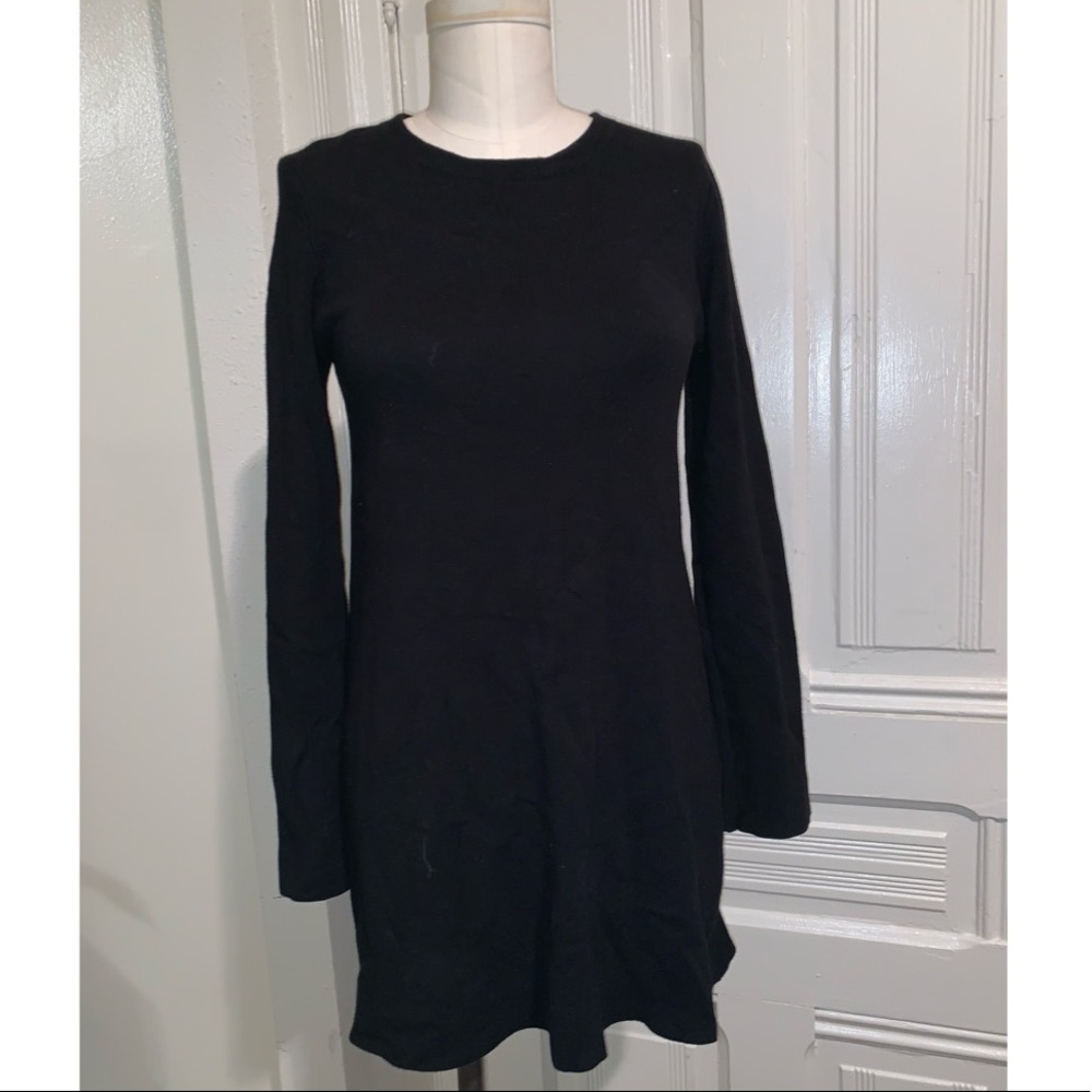 Black, knit, Zara dress